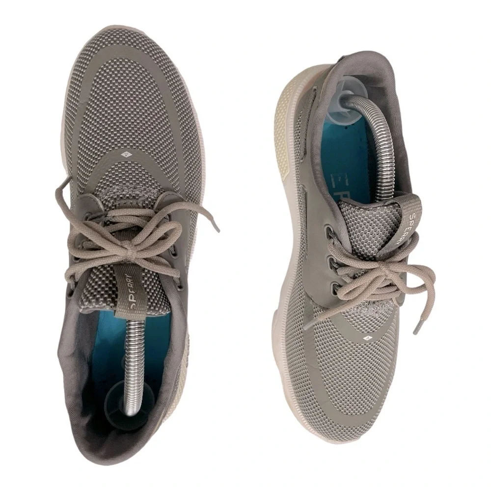 Sperry Boating Gray Shoe Sneaker 7 Seas 3-Eye Men's #60687 Size 8.5 M